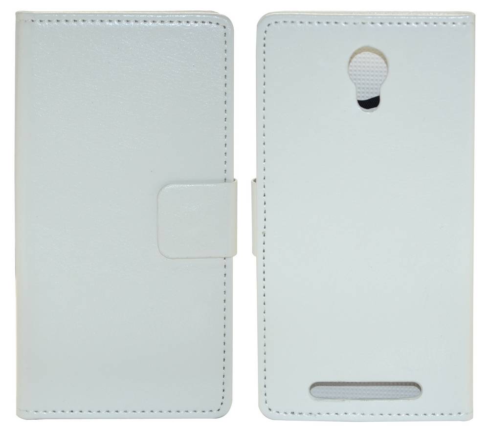 Θήκη Book Ancus Stick it για Doogee Valencia 2 Y100 / Y100 Pro Λευκή