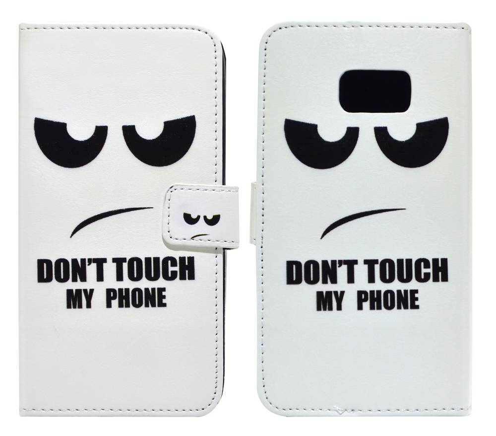 Θήκη Book Ancus Art Collection για Samsung SM-G930 Galaxy S7 Don't Touch My Phone
