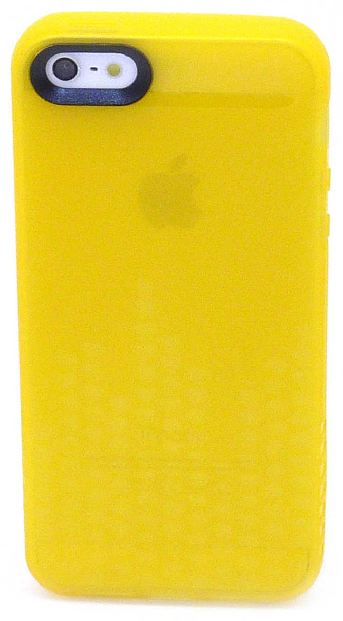 Θήκη Σιλικόνης Ancus για Apple iPhone SE/5/5S Glow Κίτρινη