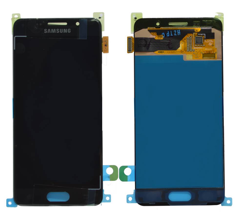 Γνήσια Οθόνη & Μηχανισμός Αφής Samsung SM-A310F Galaxy A3 (2016) Μαύρο GH97-18249B
