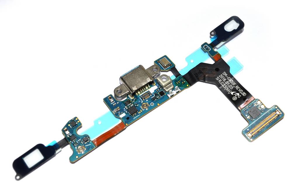 Καλώδιο Πλακέ Samsung SM-G930F Galaxy S7 με Επαφή Φόρτ, Μικρόφ, Πλήκ Αφής και Κεντ Πλήκ Original GH97-18576A